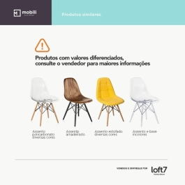 Kit 32 Cadeiras de jantar Charles Eames Eiffel DSW em Polipropileno - Preto