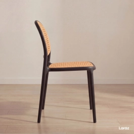 Kit 4 Cadeiras de jantar Mumbai de telinha com design contemporâneo e assento anatômico – Preto Kit 4 Cadeiras de jantar Mumbai de telinha com design contemporâneo e assento anatômico – Preto