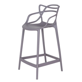 Banqueta média para bancada Master Allegra em Polipropileno 66 cm - Fendi