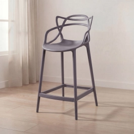 Banqueta média para bancada Master Allegra em Polipropileno 66 cm - Fendi