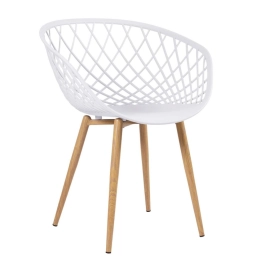 Mesa de jantar redonda 80 cm preto + 3 cadeiras Clarice Nest Branco Mesa de jantar redonda 80 cm preto + 3 cadeiras Clarice Nest Branco