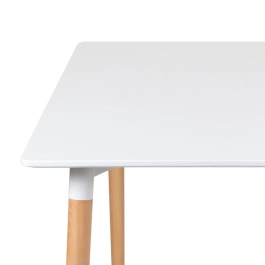 Mesa de jantar retangular Eames - 80 x 160 cm - Branco
