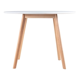 Mesa redonda Leda 100 cm branco + 4 cadeiras estofadas Leda Cinza Escuro Mesa redonda Leda 100 cm branco + 4 cadeiras estofadas Leda Cinza Escuro