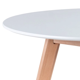 Mesa redonda Leda 80 cm branco + 3 cadeiras estofadas Leda Cinza Escuro Mesa redonda Leda 80 cm branco + 3 cadeiras estofadas Leda Cinza Escuro
