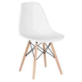Mesa retangular Eames 60 x 120 cm preto + 2 cadeiras Eiffel DSW - Branco Mesa retangular Eames 60 x 120 cm preto + 2 cadeiras Eiffel DSW - Branco