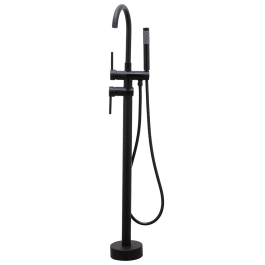 Misturador Monocomando de Piso para Banheira Uraim Preto