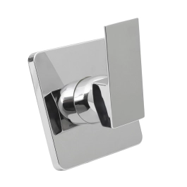Acabamento de Misturador Monocomando para Chuveiro Quadrado Purangi Pingoo.casa - Prata