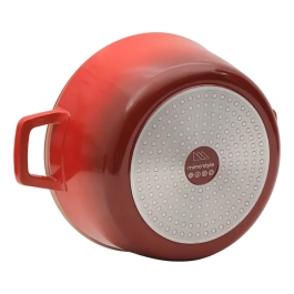 Panela Caçarola Antiaderente Inox 28cm Cook&Chef - Mimo Style