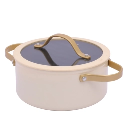 Panela Caçarola Liber Cook Gold Compatível com Fogão por Indução 24cm - Mimo Style