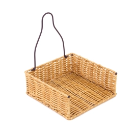 Porta Guardanapo Com Peso Rattan Iron - Mimo Style