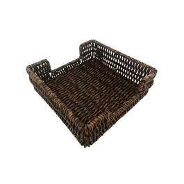 Porta Guardanapo Rattan Rustic 18cm - Mimo Style