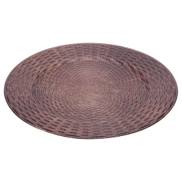Sousplat Rattan Bronze - Mimo Style