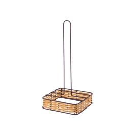 Suporte Papel Toalha Rattan Iron - Mimo Style