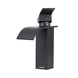 Torneira para Banheiro Cascata Misturador Monocomando Baixa Paraná Preto