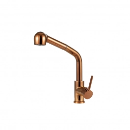 Torneira para Cozinha Gourmet Misturador Monocomando Capibaribe Dourado Rose