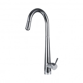 Torneira para Cozinha Gourmet Misturador Monocomando Extensível Em Aço Inox 304 Apurema Prata