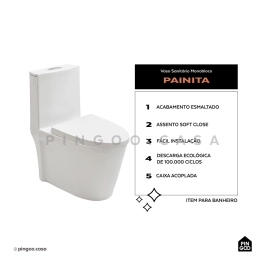 Vaso Sanitário Monobloco Painita