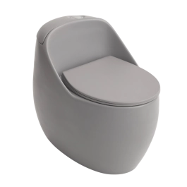 Vaso Sanitário Monobloco Porcelana Caixa Acoplada Pingoo.casa – Cinza