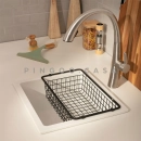 Cuba Gourmet para Cozinha com Acessórios Quartzo 40x44cm Macuxi Pingoo.casa - Branco