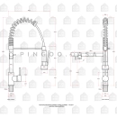Cuba para Cozinha Pia Dupla em Aço Inox com Acessórios com Lixeira Nukini e Torneira Gourmet Munim Preta Pingoo.casa