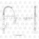 Kit Cuba Dupla Gourmet para Cozinha e Acessórios Aço Inox 78x43cm Tábua de Corte e Torneira Misturador Monocomando Munim