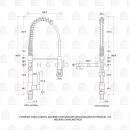 Torneira Para Cozinha Gourmet Misturador Monocomando Ituí Pingoo.casa - Prata Escovado