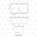 Cuba para Cozinha com Acessórios Jarauara e Torneira Misturador Extensível Duplo Comando Içá - Prata