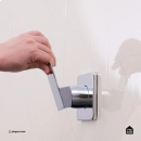 Acabamento de Misturador Monocomando para Banheiro Oiapoque Pingoo.casa - Prata