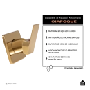 Acabamento de Misturador Monocomando Quadrado para Banheiro Oiapoque Pingoo.casa - Dourado