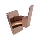 Acabamento de Misturador Monocomando Quadrado para Banheiro Oiapoque Pingoo.casa - Dourado Rose