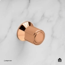 Acabamento de registro redondo Guajará Pingoo.casa - Dourado Rose