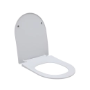Assento Plástico com Soft Close para Vaso Sanitário Amazonita - Branco