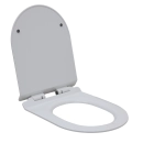 Assento Termofixo com Soft Close para Vaso Sanitário Amazonita - Branco