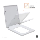 Assento Plástico com Soft Close para Vaso Sanitário Opala Pingoo.casa - Branco