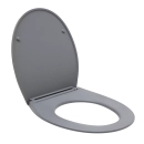 Assento Termofixo com Soft Close para Vaso Sanitário Aquarela - Cinza