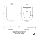 Assento Termofixo com Soft Close para Vaso Sanitário Peridoto - Branco
