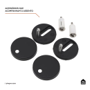 Assento Termofixo com Soft Close para Vaso Sanitário Topázio - Preto