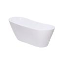 Banheira Freestanding Imersão Acrílico 165 cm Azurita Branco