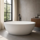Banheira Freestanding Imersão Acrílico 170 cm Rubi Branco