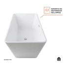 Banheira Freestanding Imersão Ametista Pingoo.casa - Branca