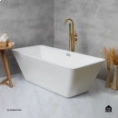 Banheira Freestanding Imersão Ametista Pingoo.casa - Branca