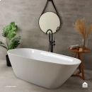 Banheira Freestanding Imersao 170 cm Ipameri Pingoo.casa - Branco