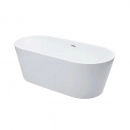 Banheira Freestanding Imersão Acrílico 169 cm Malaquita Branco