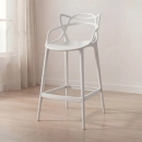 Banqueta alta para bancada Master Allegra em Polipropileno 78 cm - Branco
