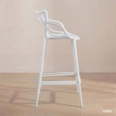 Banqueta alta para bancada Master Allegra em Polipropileno 78 cm - Branco