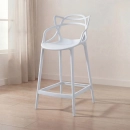Banqueta média para bancada Master Allegra em Polipropileno 66 cm - Branco