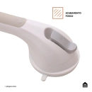 Barra de Apoio e Segurança com Ventosa 30 cm Jaru Pingoo.casa - Branco