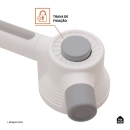 Barra de Apoio e Segurança com Ventosa 32 cm Jamari Pingoo.casa - Branco
