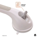 Barra de Apoio e Segurança com Ventosa 42 cm Jaru Pingoo.casa - Branco