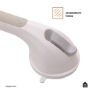 Barra de Apoio e Segurança com Ventosa 42 cm Jaru Pingoo.casa - Branco